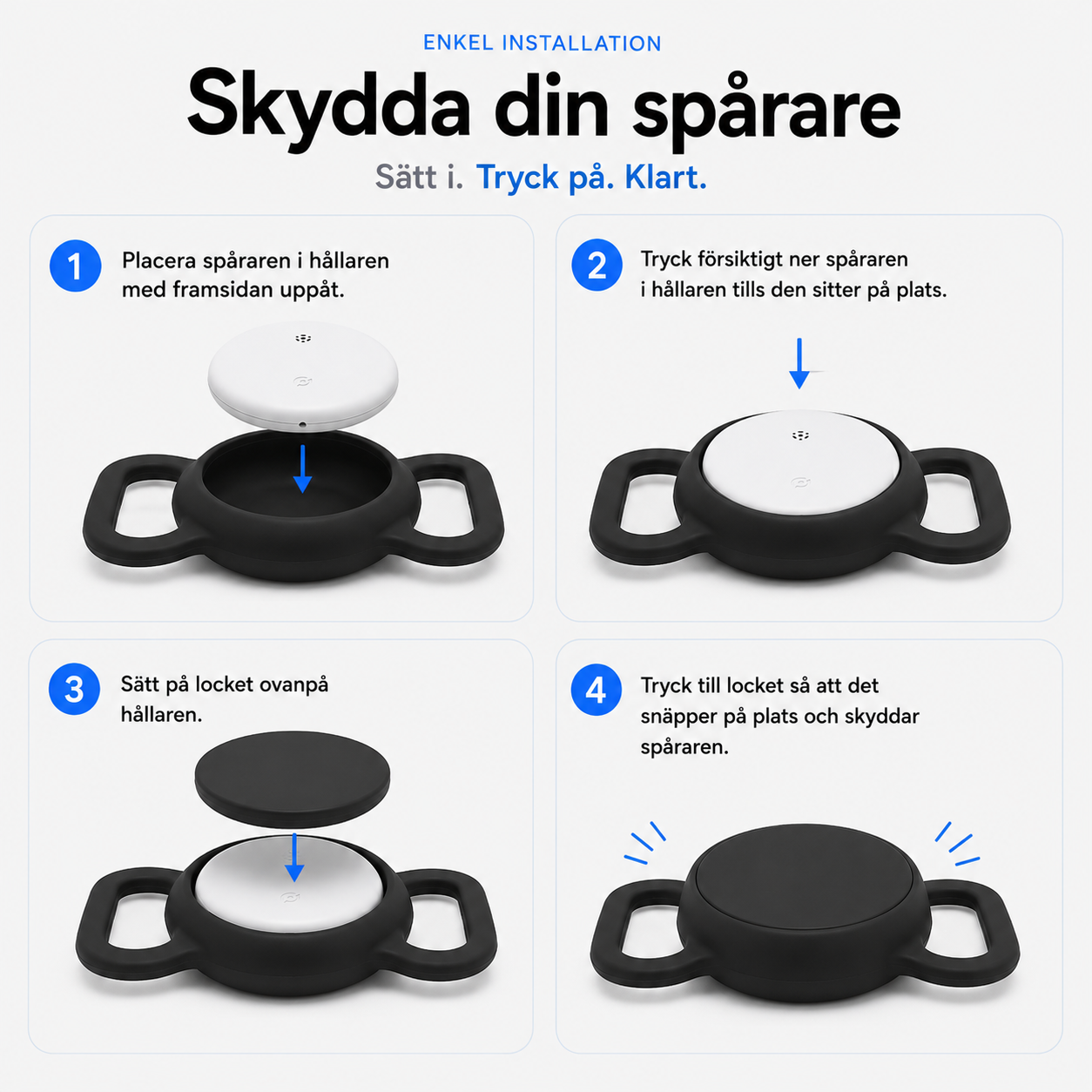 Traxo Pet Holder – Halsbandsfäste för Traxo Tag